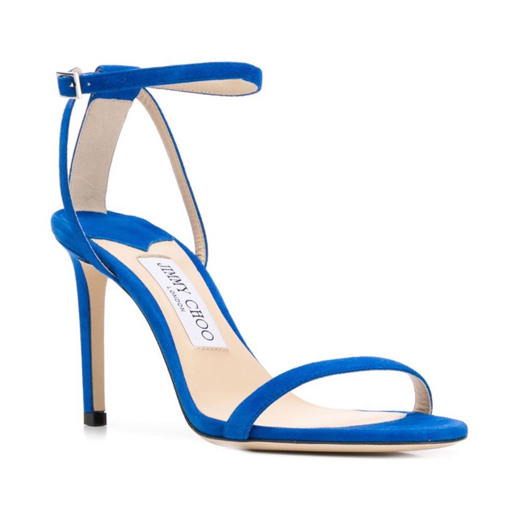 JIMMY CHOO- MINNY suede strappy sandal - Picture 10 of 10